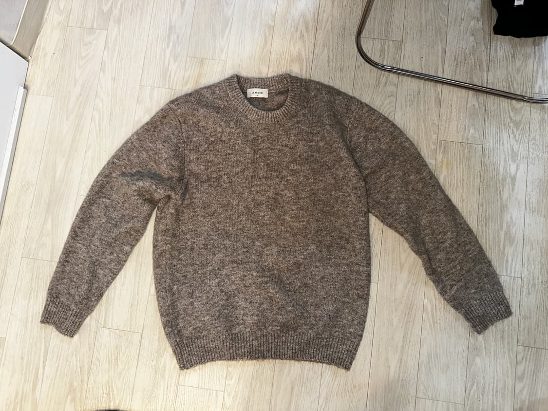 르마드 오트밀 니트 상품이미지1