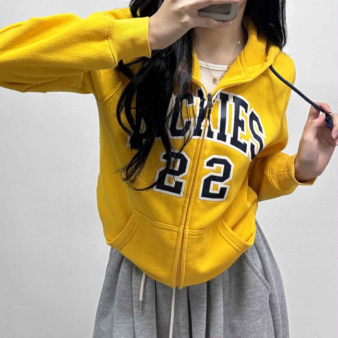 디키즈 러블리힙 스웻 후드집업 희귀져지(S) 상품이미지1