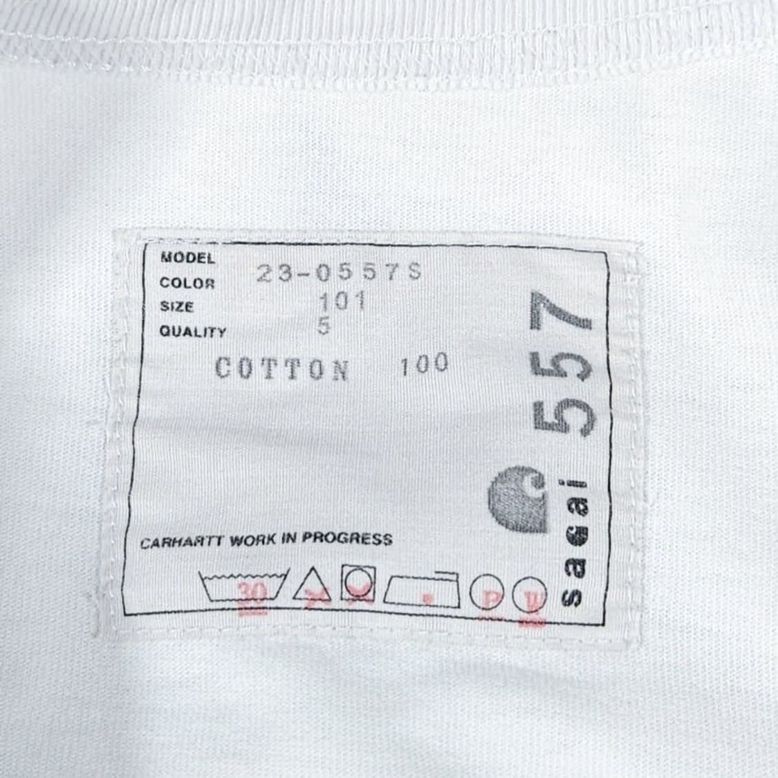 110 sacai 사카이 칼하트 WIP 포켓 반팔 티셔츠 상품이미지6