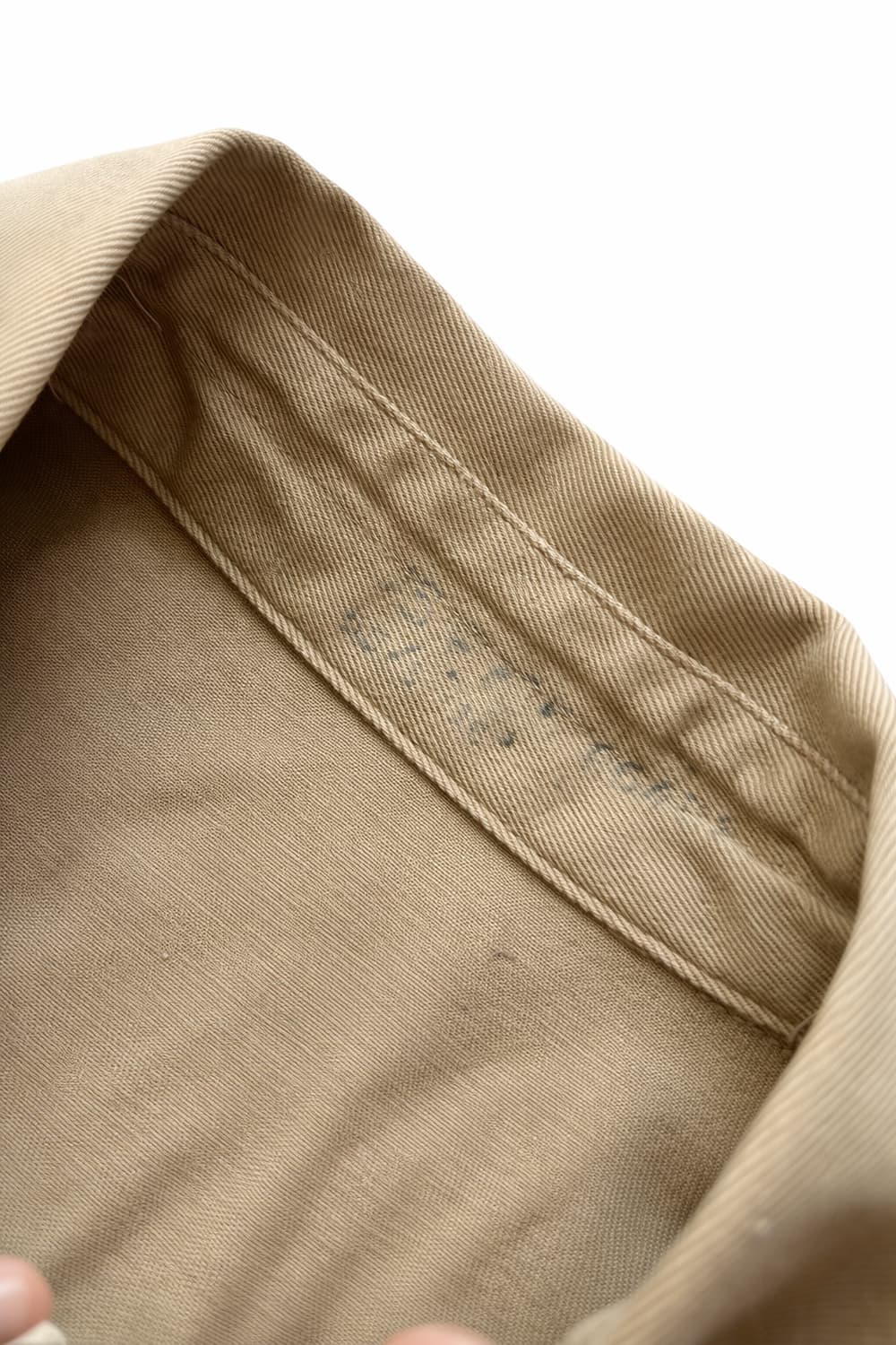 50s 미군 카키 오피서 셔츠 15.5(100~103) 상품이미지8