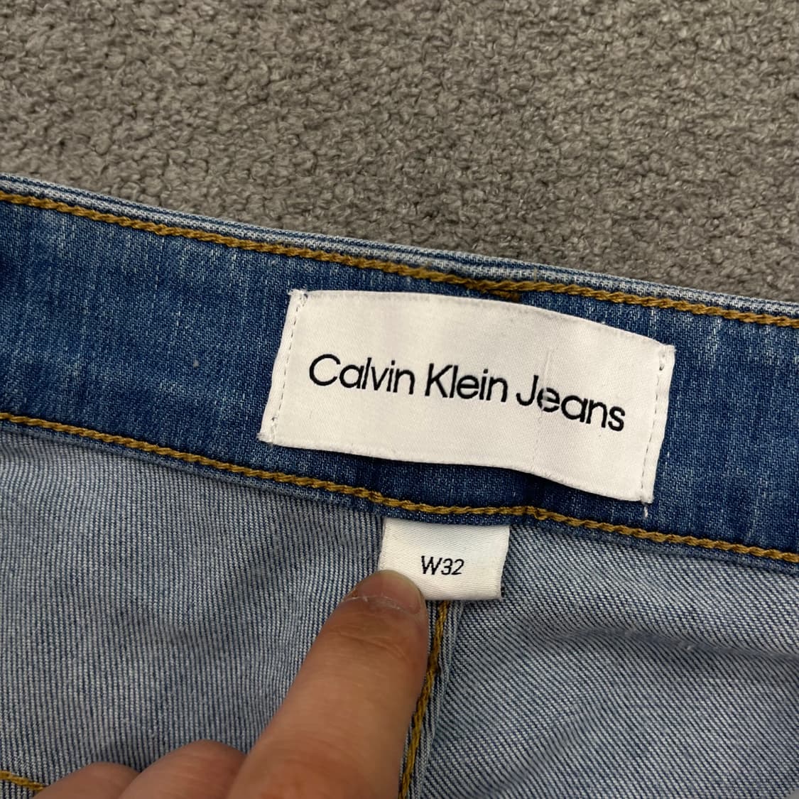 32 캘빈클라인 청바지 CK 로고 데님 상품이미지7