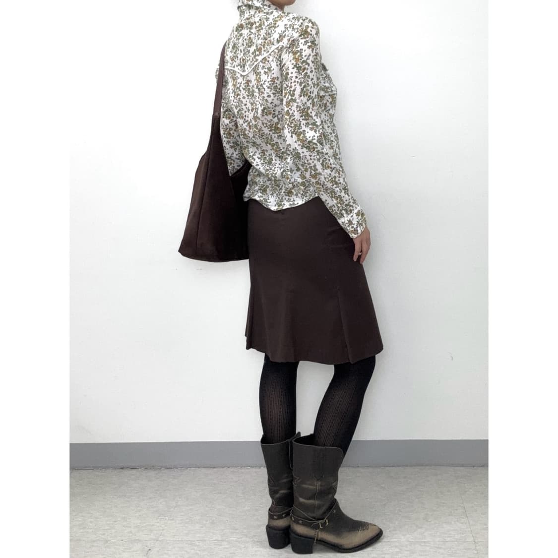 빈티지 웨스턴 플로럴 셔츠 상품이미지4