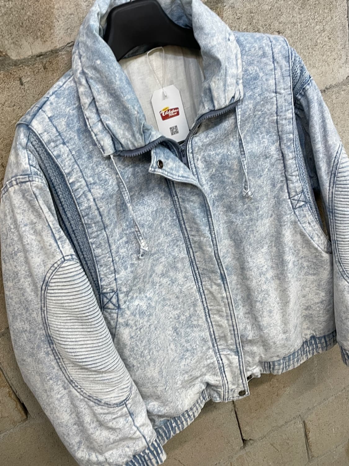 빈티지 Prezzia 데님 봄버 자켓 상품이미지4