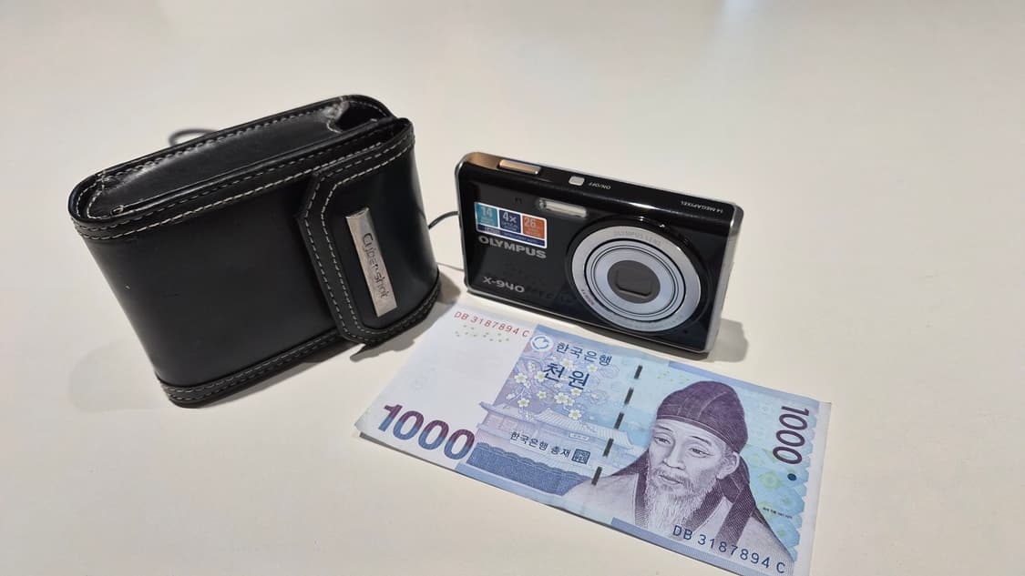 작례O 초소형 웜톤 감성 올림푸스 x-940 디지털카메라 빈티지 디카 상품이미지1