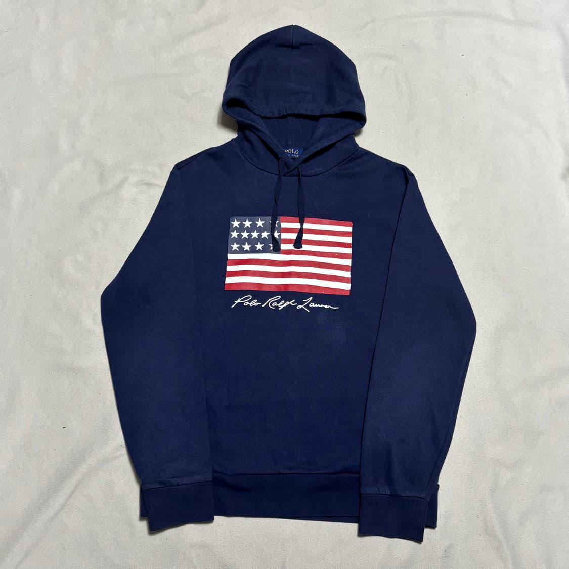 M 폴로랄프로렌 아메리칸 플래그 네이비 후드티 상품이미지2