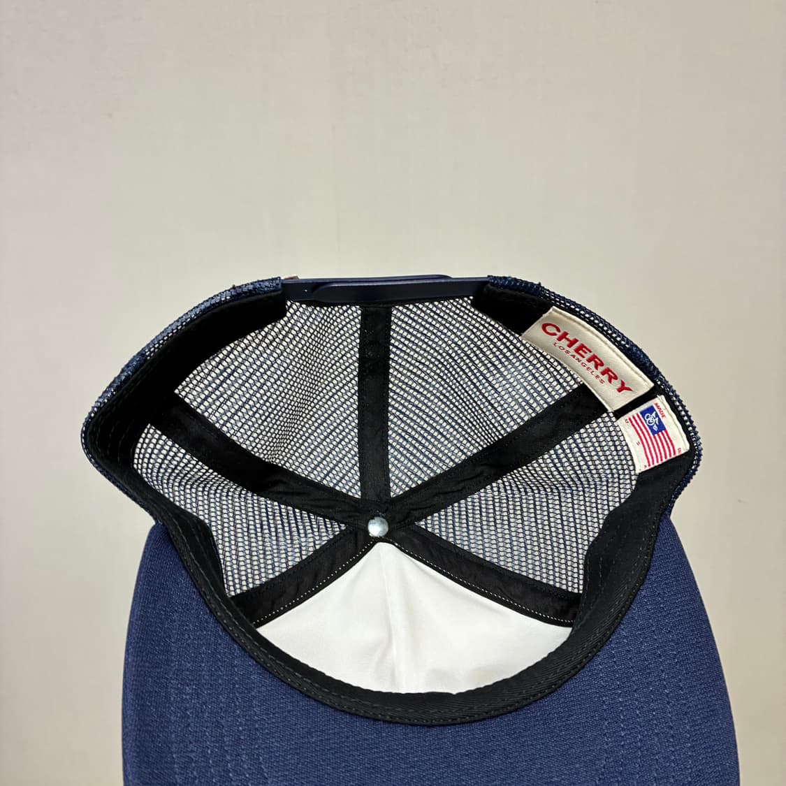 [os]cherry la 메쉬캡 네이비 상품이미지3