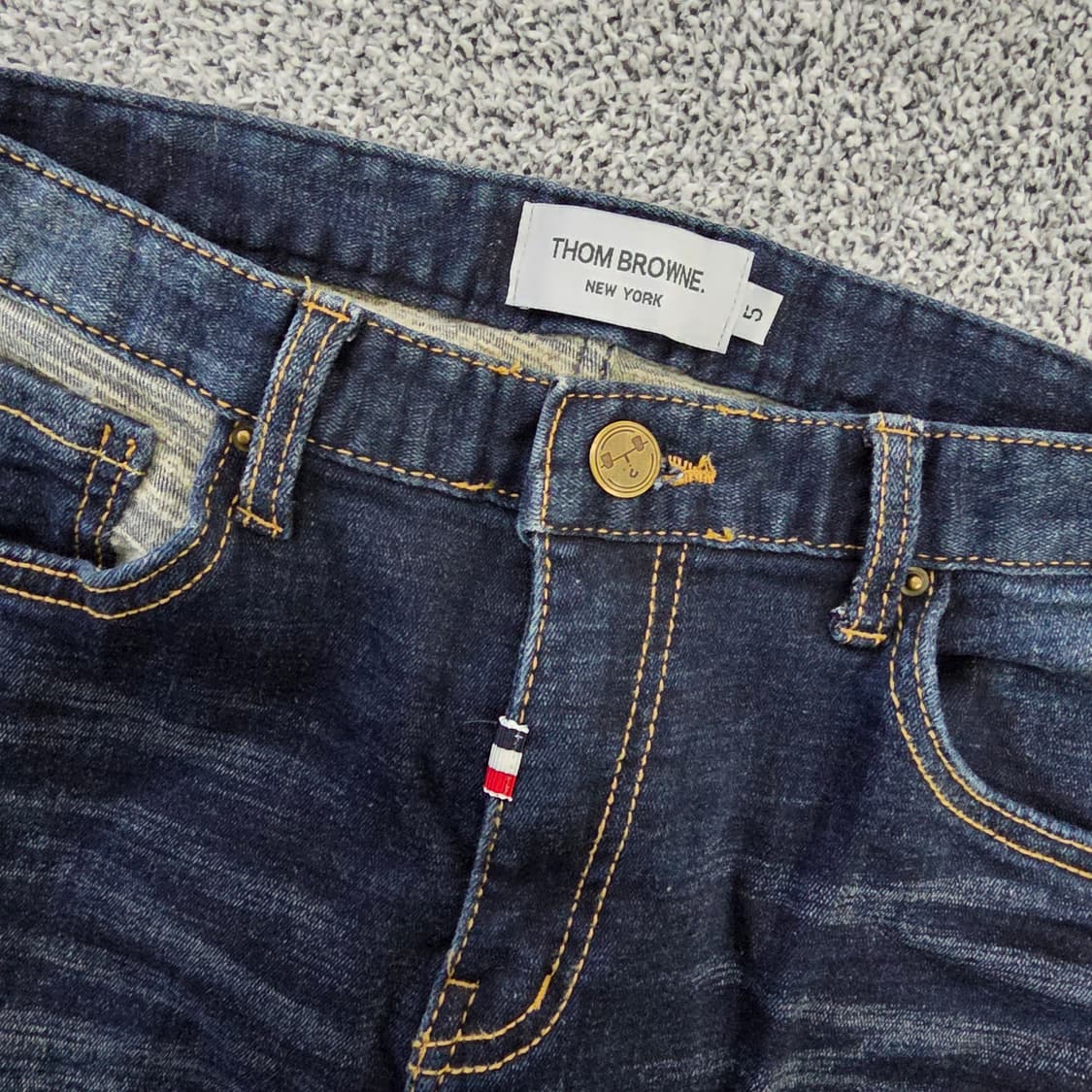 [5] 고급 남성 워싱 데님 팬츠 0121J 상품이미지2