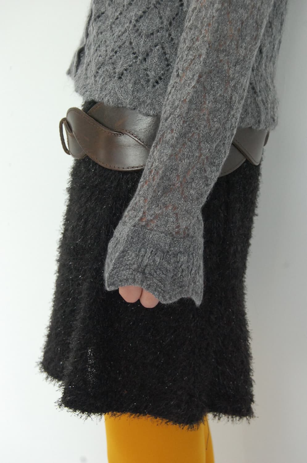 Agnes b crochet knit cardigan 상품이미지4