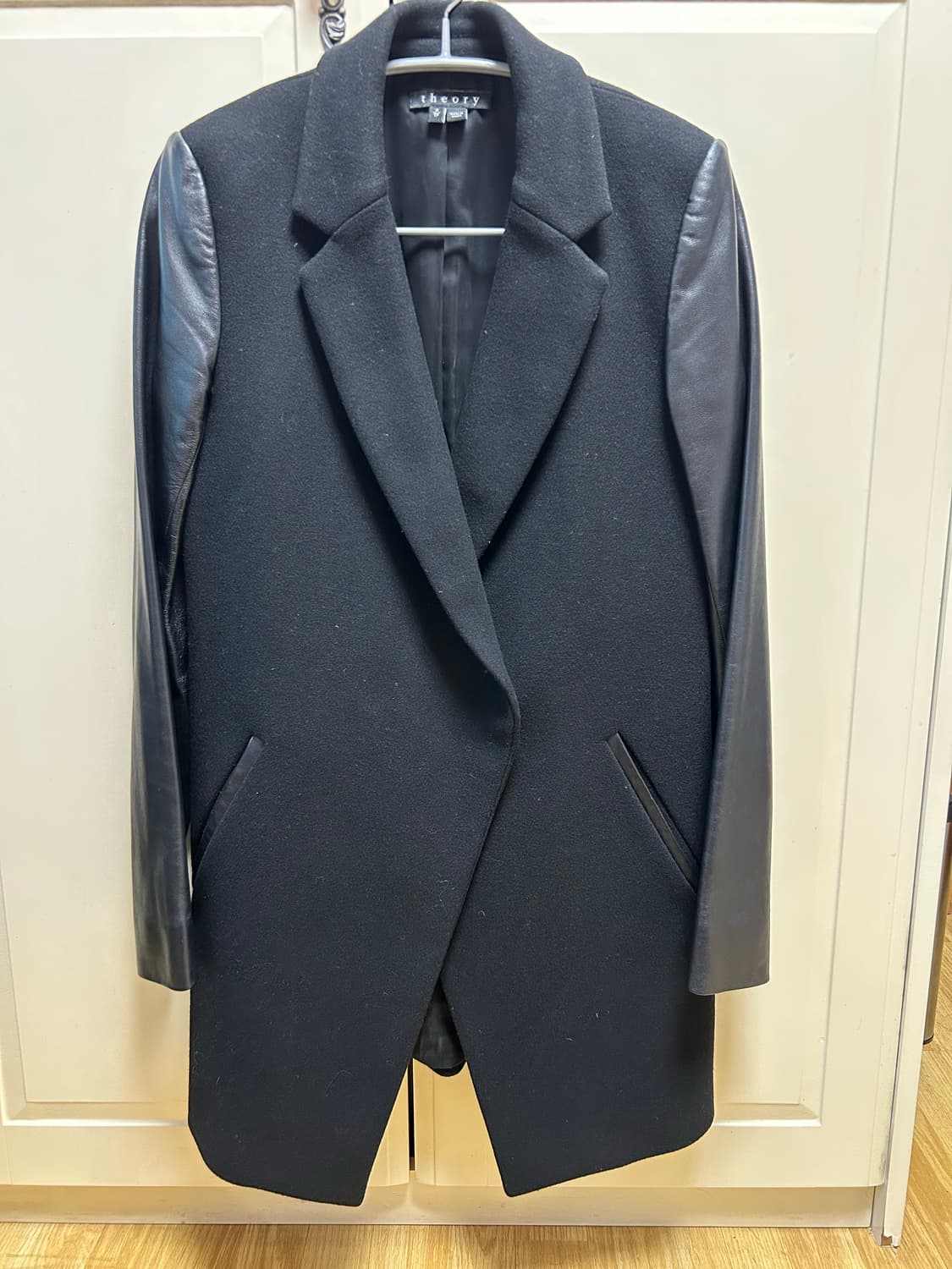 Theory 띠어리 울레더 믹스 코트  상품이미지1