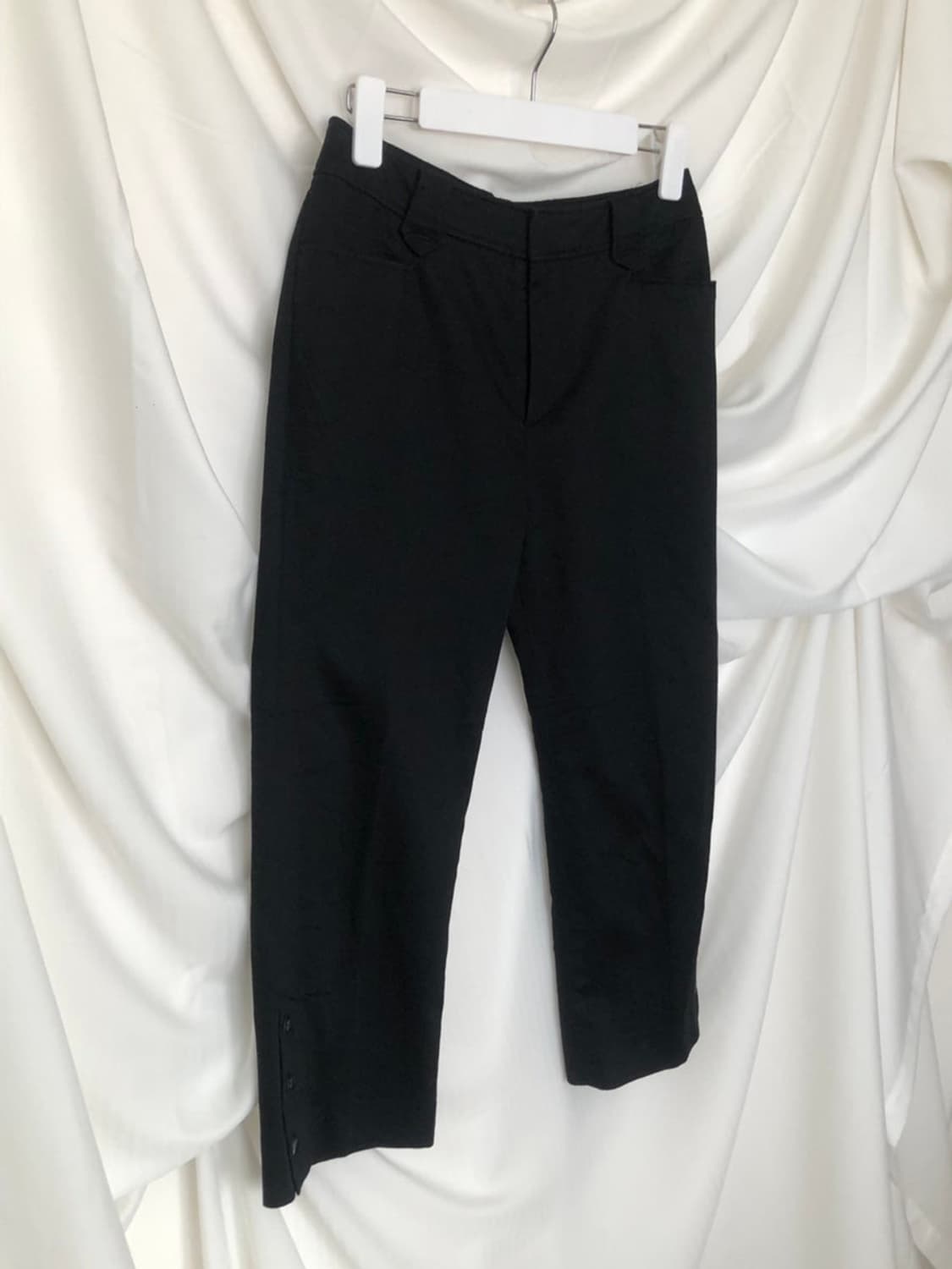 796. Goul black capri pants 상품이미지1