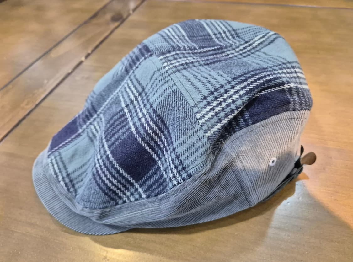코듀로이 체크 헌팅캡 상품이미지3