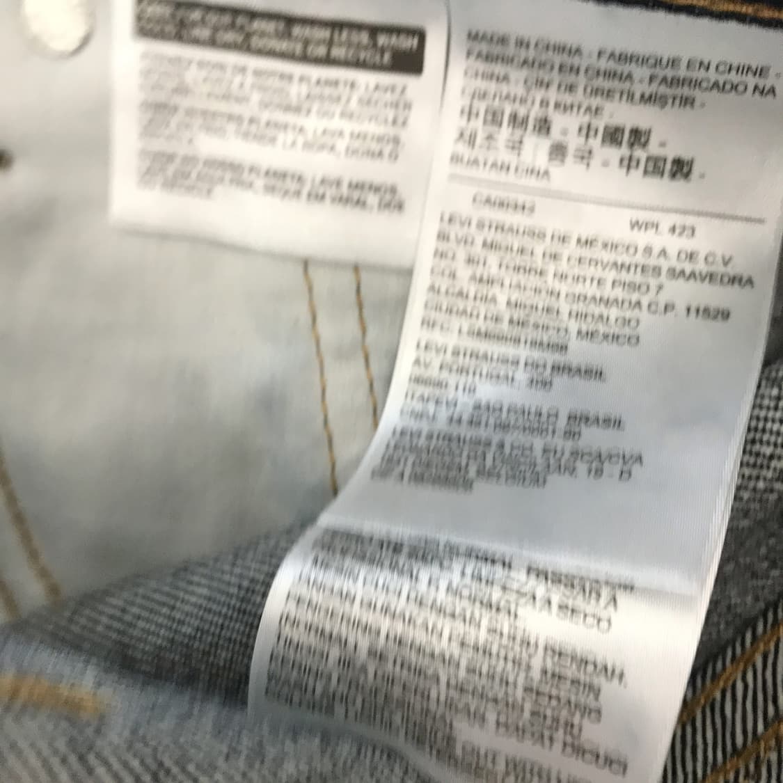 리바이스 505 인디고 스트레이트 데님청바지 [30x32] 상품이미지5