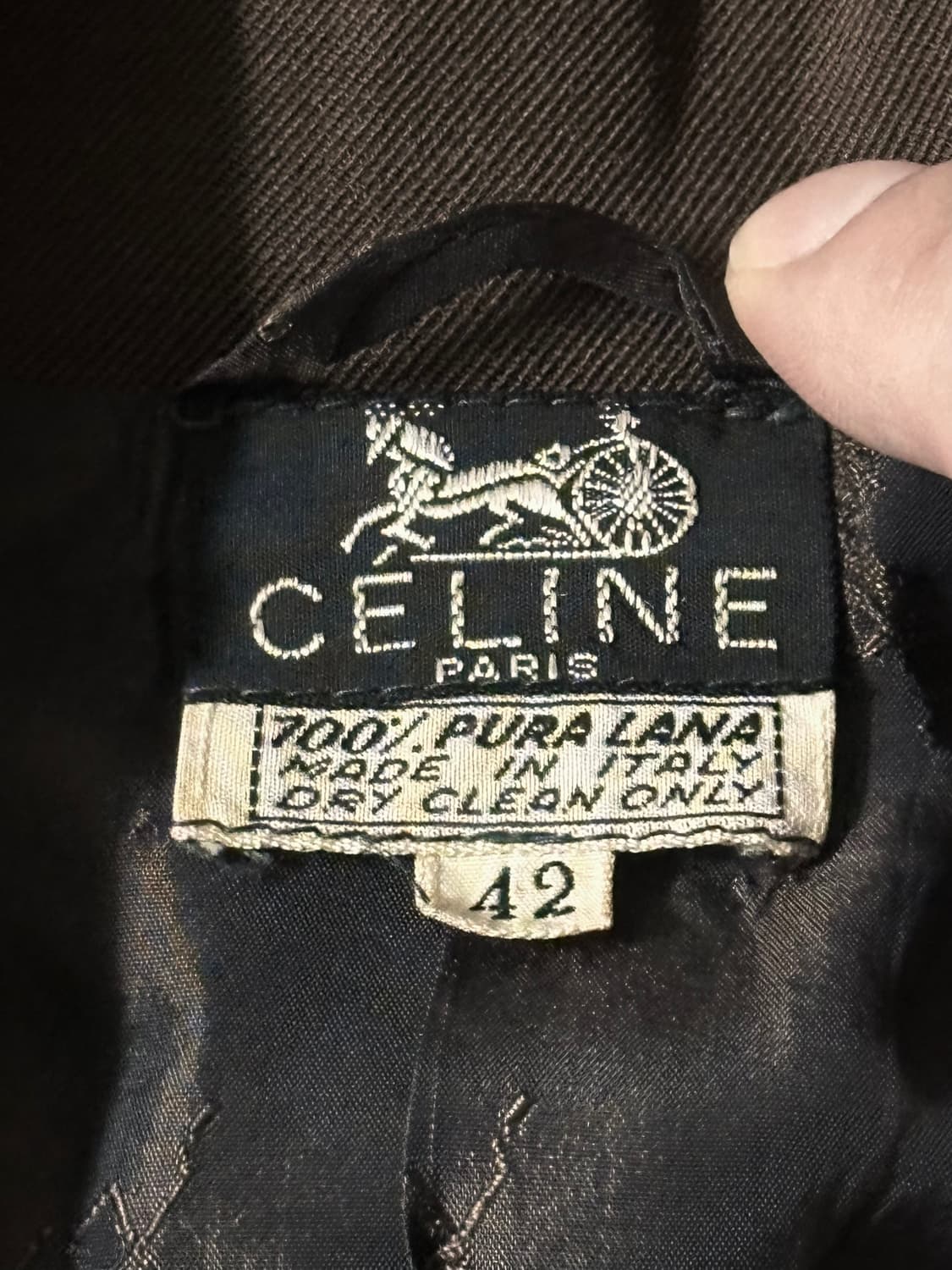 70s CELINE 셀린느 울 블레이저 상품이미지6