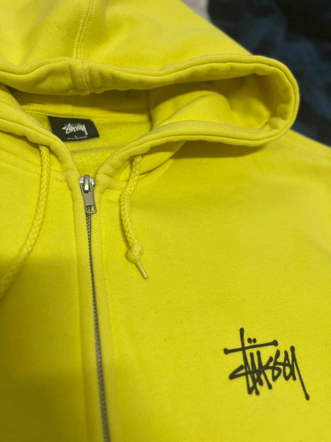 스투시 후드집업 기모 100 정품 상품이미지2