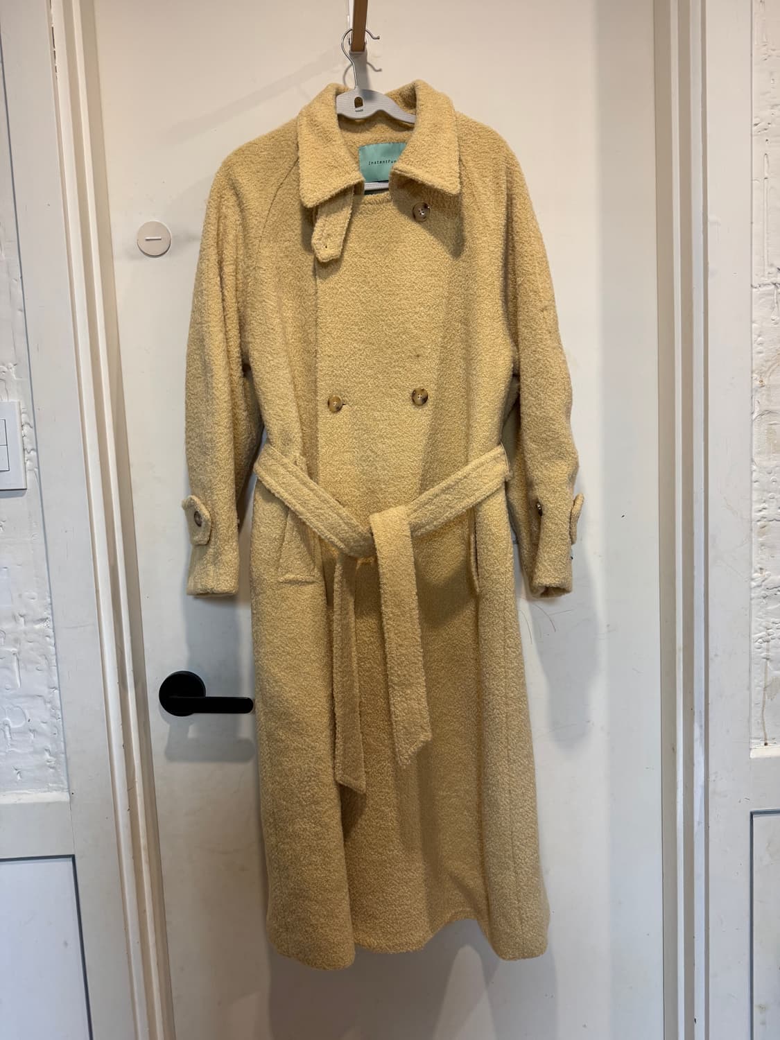 인스턴트펑크 벨티드 더블 울 코트 상품이미지2