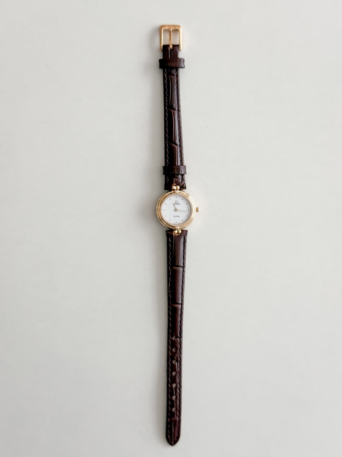 오메가 드빌 미니 화이트 다이얼 시계 상품이미지7