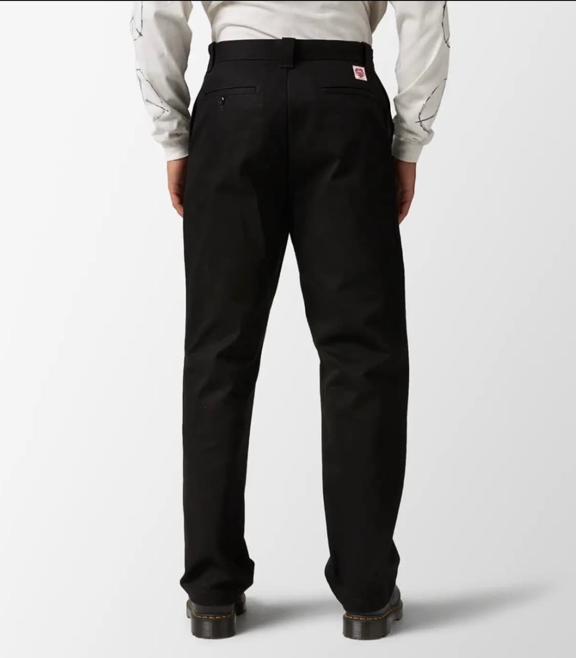 세인트미카엘 와이드 워크팬츠 블랙 상품이미지3