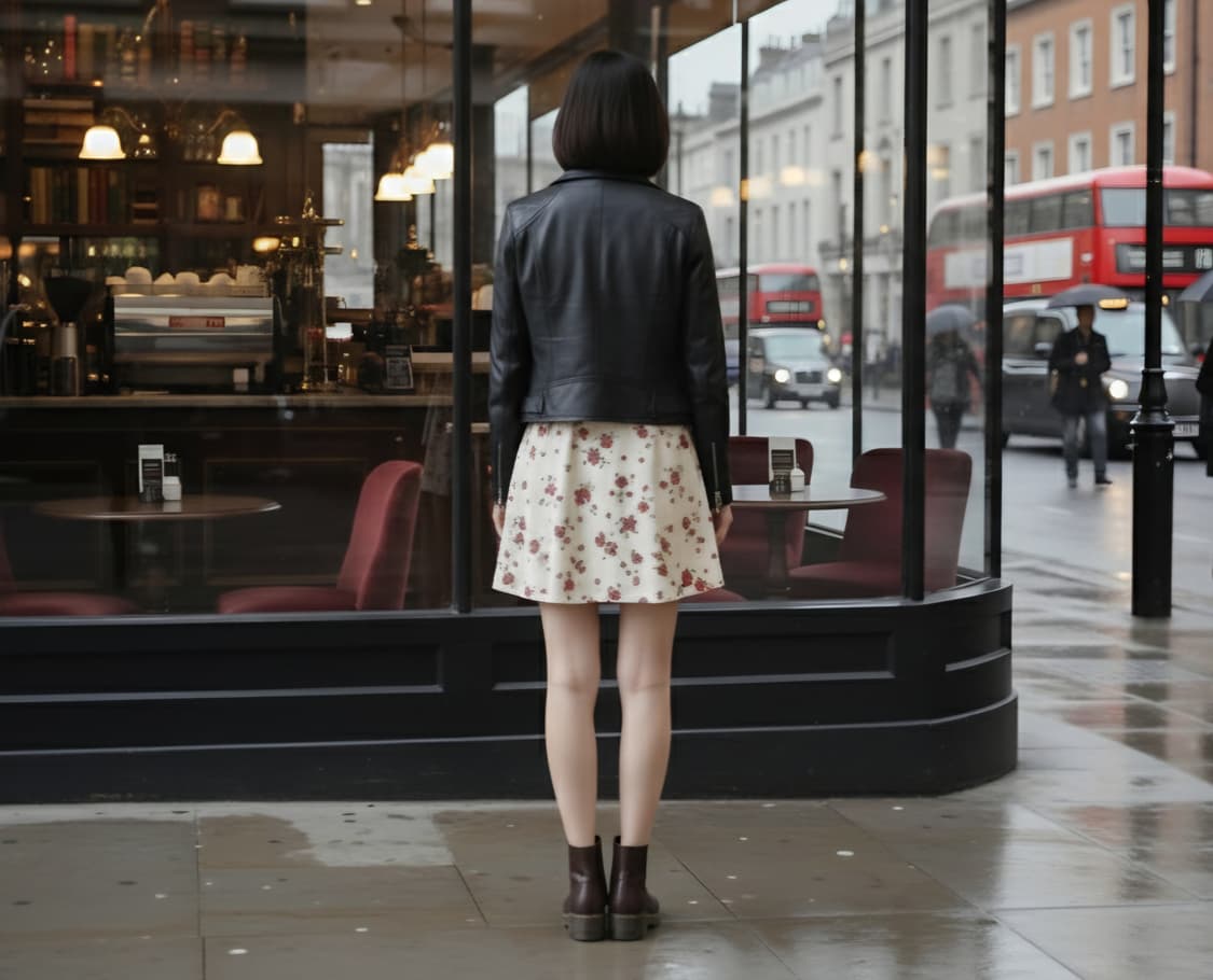 ICINOO 천연 양가죽 라이더 자켓 상품이미지2