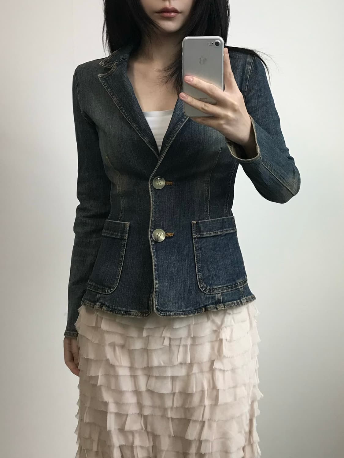 빈티지 테일러 데님 자켓 상품이미지1