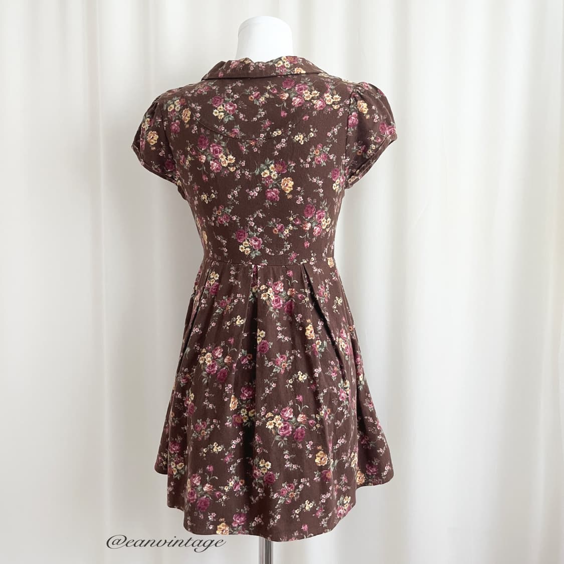 dazzlin brown flower one-piece 상품이미지4