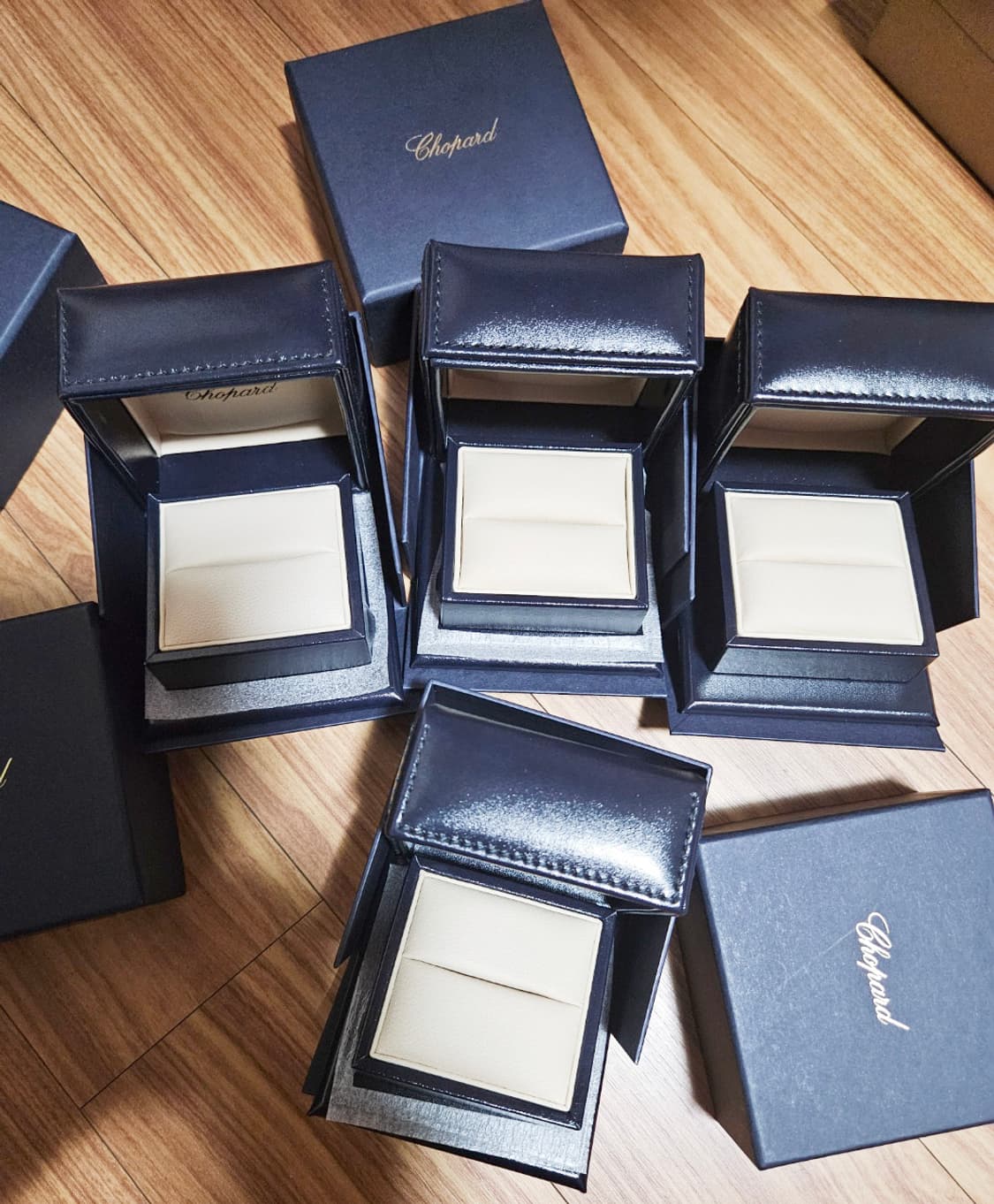 정품 ] Chopard 쇼파드 반지 케이스 웨딩링 박스 10개 상품이미지1
