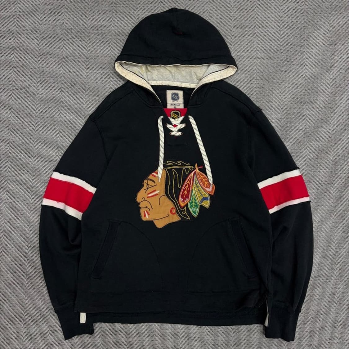 cmm nhl 시카고 블랙호크스 하키 후드티 v1318 상품이미지1
