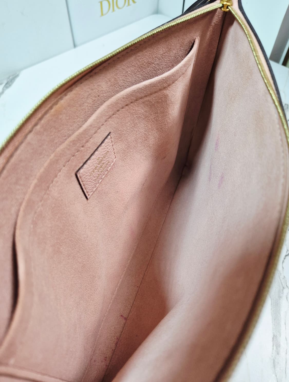 (정품) 루이비통 모노그램 로즈 데일리 파우치 클러치백 가방 상품이미지8