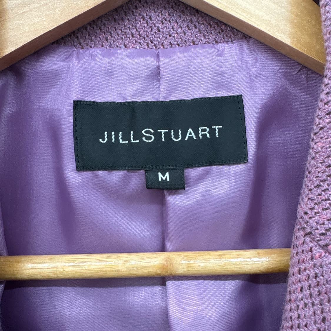 질스튜어트 퍼플 트위드 여성 자켓 여m 상품이미지3
