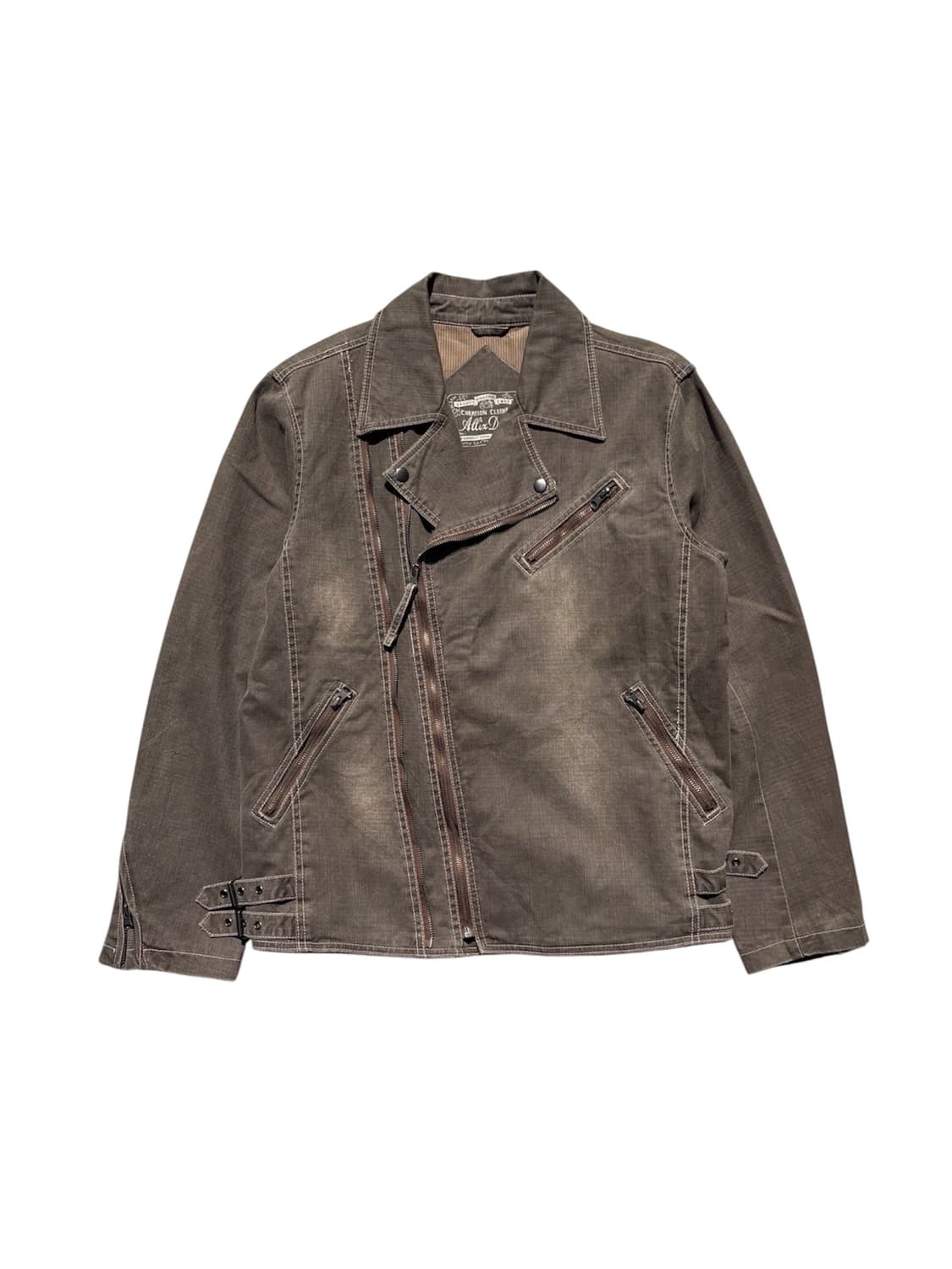 Allix washed denim rider jacket 상품이미지1