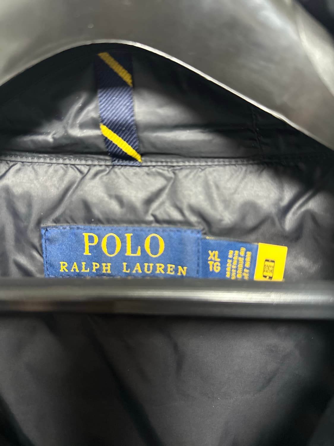 no.113 폴로 랄프로렌 블랙 패커블경량패딩 조끼 xl s급 상품이미지2