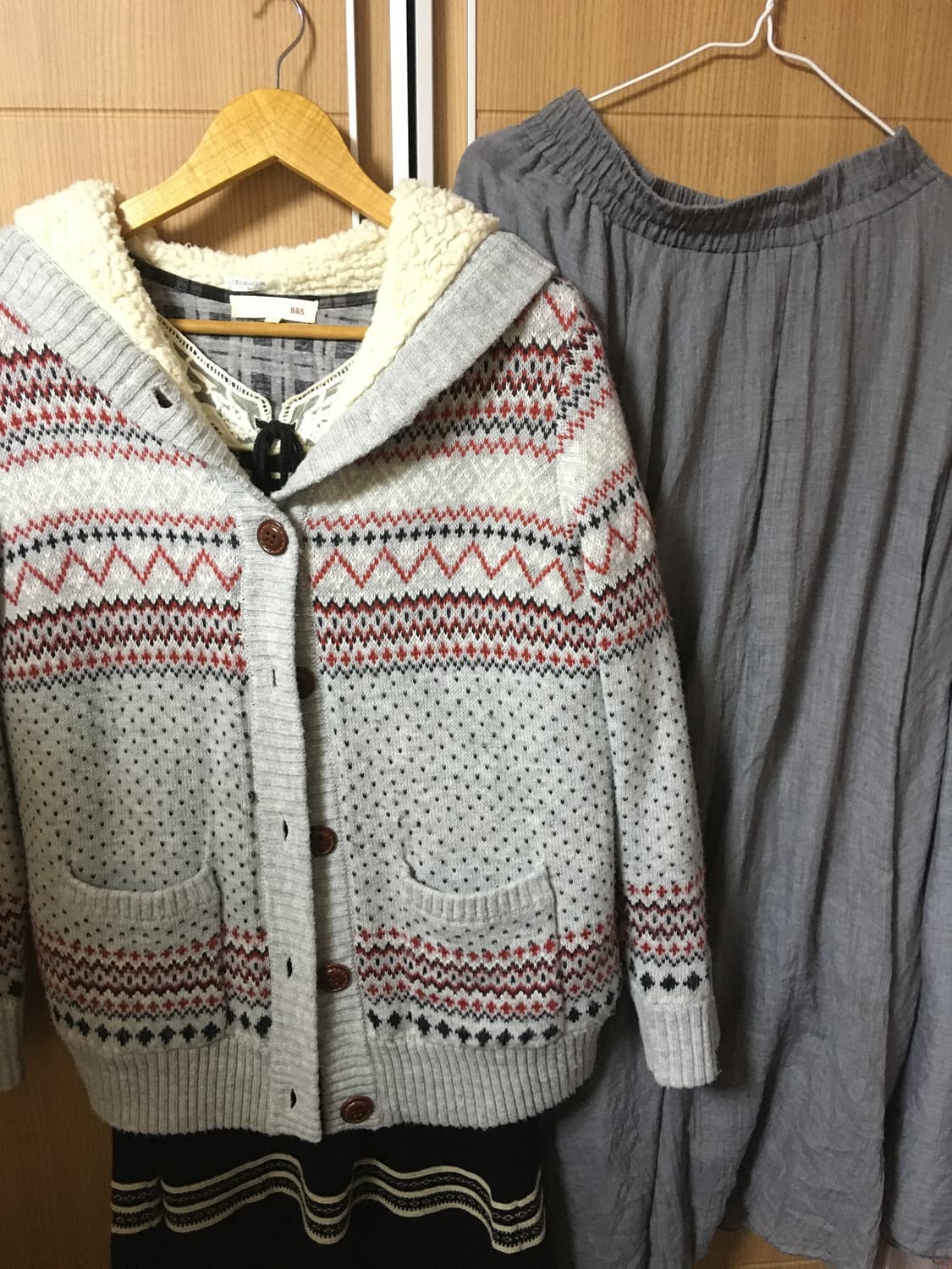 니혼진 프레피 겨울 셋업🖤🤍🗼 상품이미지1