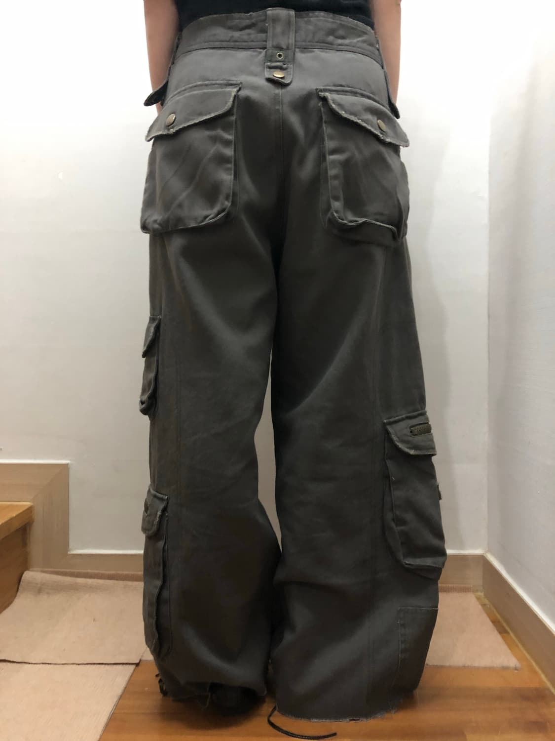 빈티지 그레이 펑크 빅 포켓 팬츠 상품이미지9