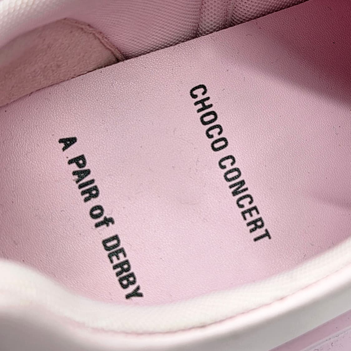 Choco Concert 더비 슈즈 핑크 (37,39)  상품이미지4