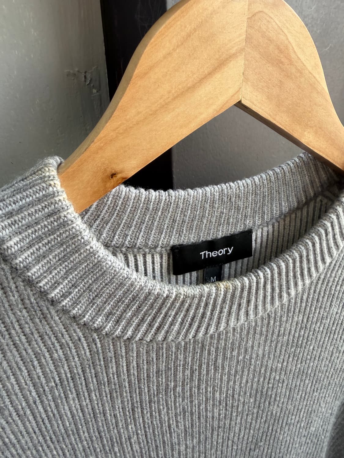 M/ 띠어리 메리노울 골지 니트 상품이미지5