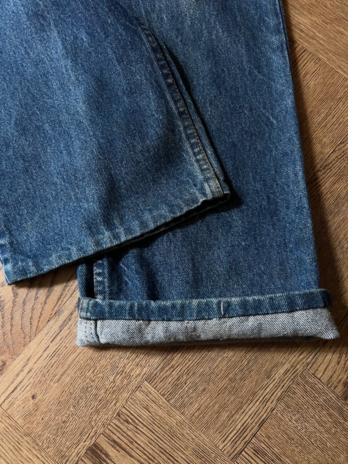 [36]80's 리바이스 USA 20517-0217 오렌지탭 플레어진 상품이미지7