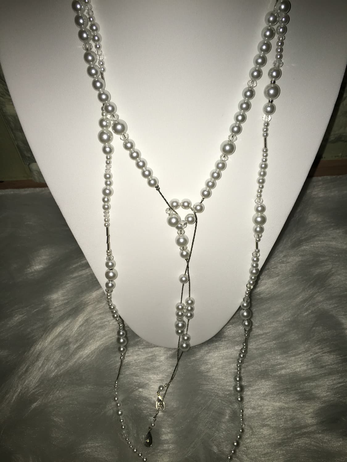 No.46 / 개이뿐 진주 롱목걸이 상품이미지5