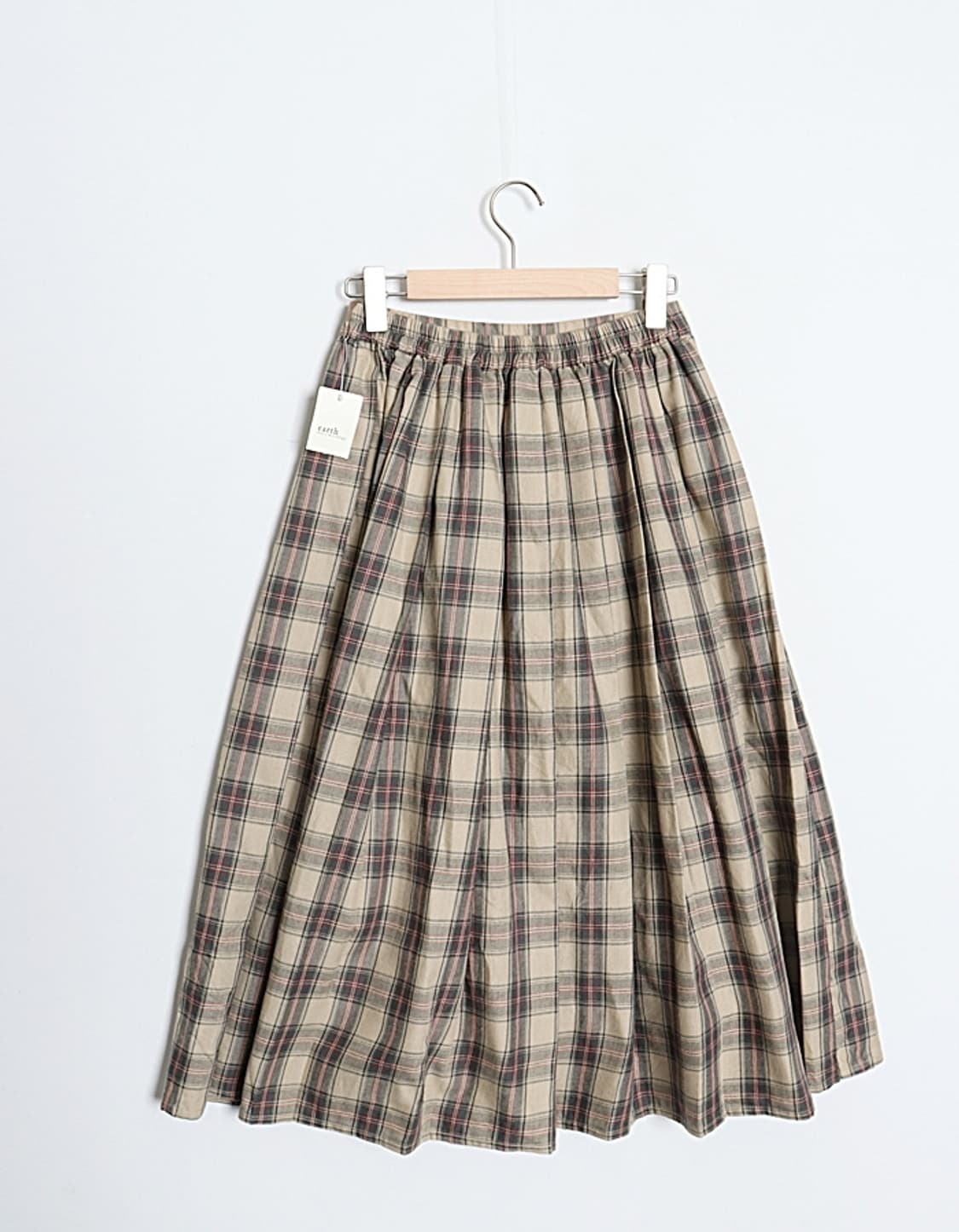 earth music&ecology Check Pleats Skirt  상품이미지1