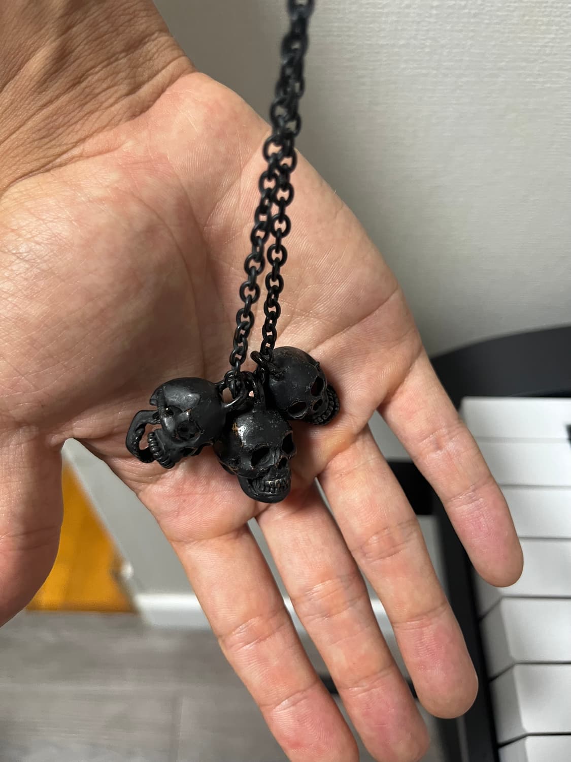 넘버나인 2006SS 스컬 목걸이 상품이미지6
