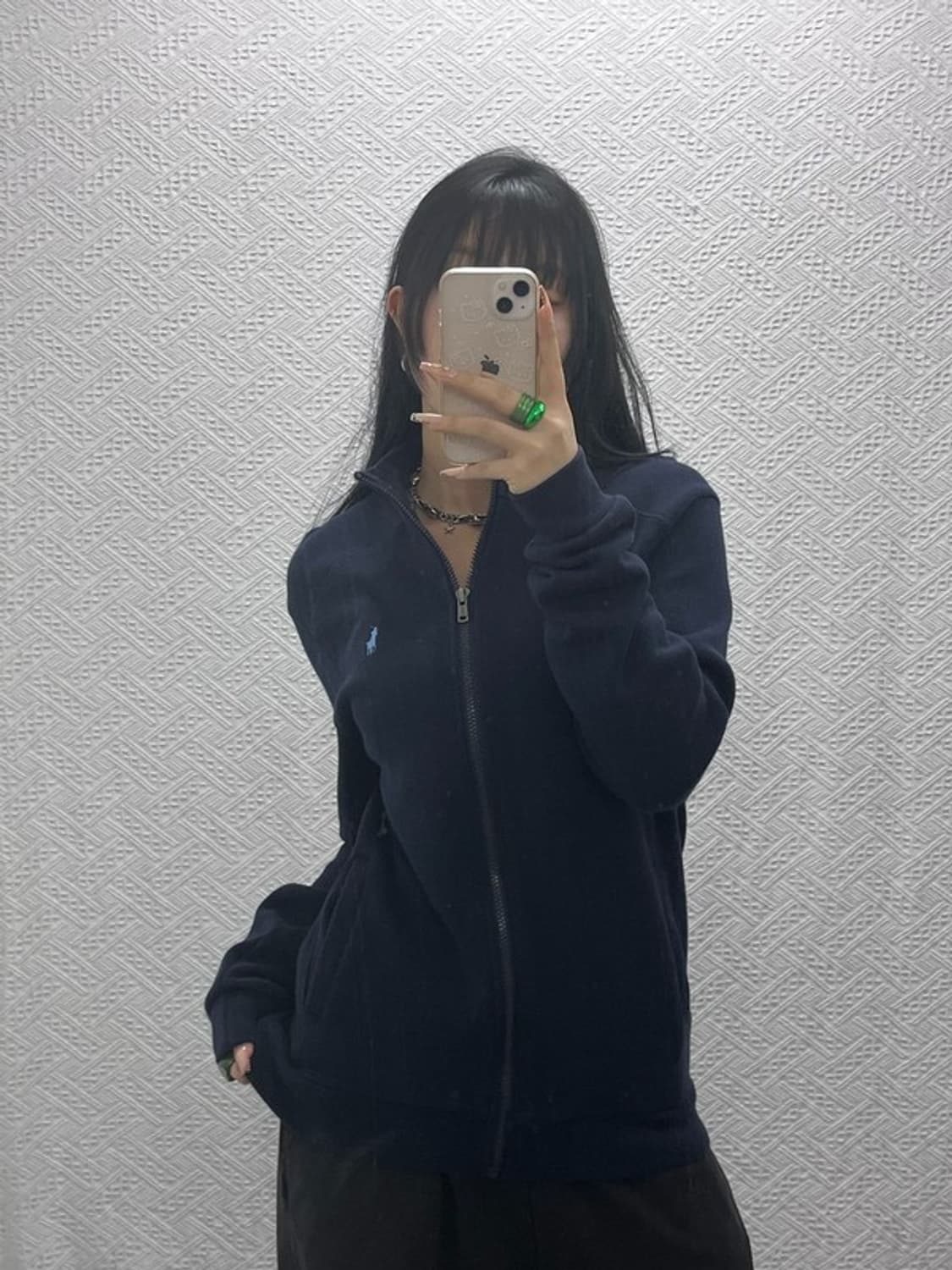 폴로 랄프로렌 모던시크 캐주얼 니트 집업 L C08224 상품이미지1