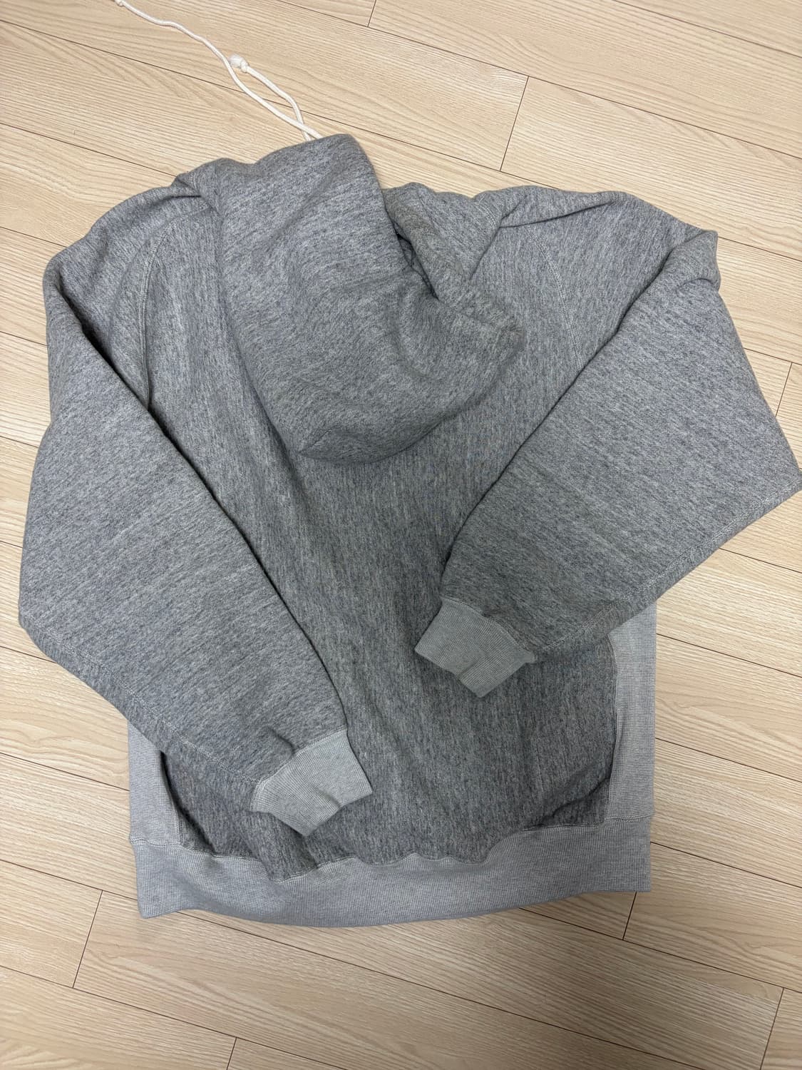 엔즈앤드민즈 그레이 후드티 상품이미지3