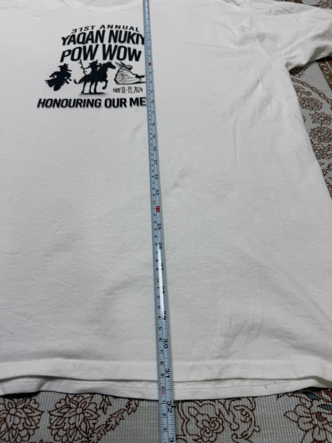 USA빈팔티 원주민 행사 반팔티 2XL 상품이미지5