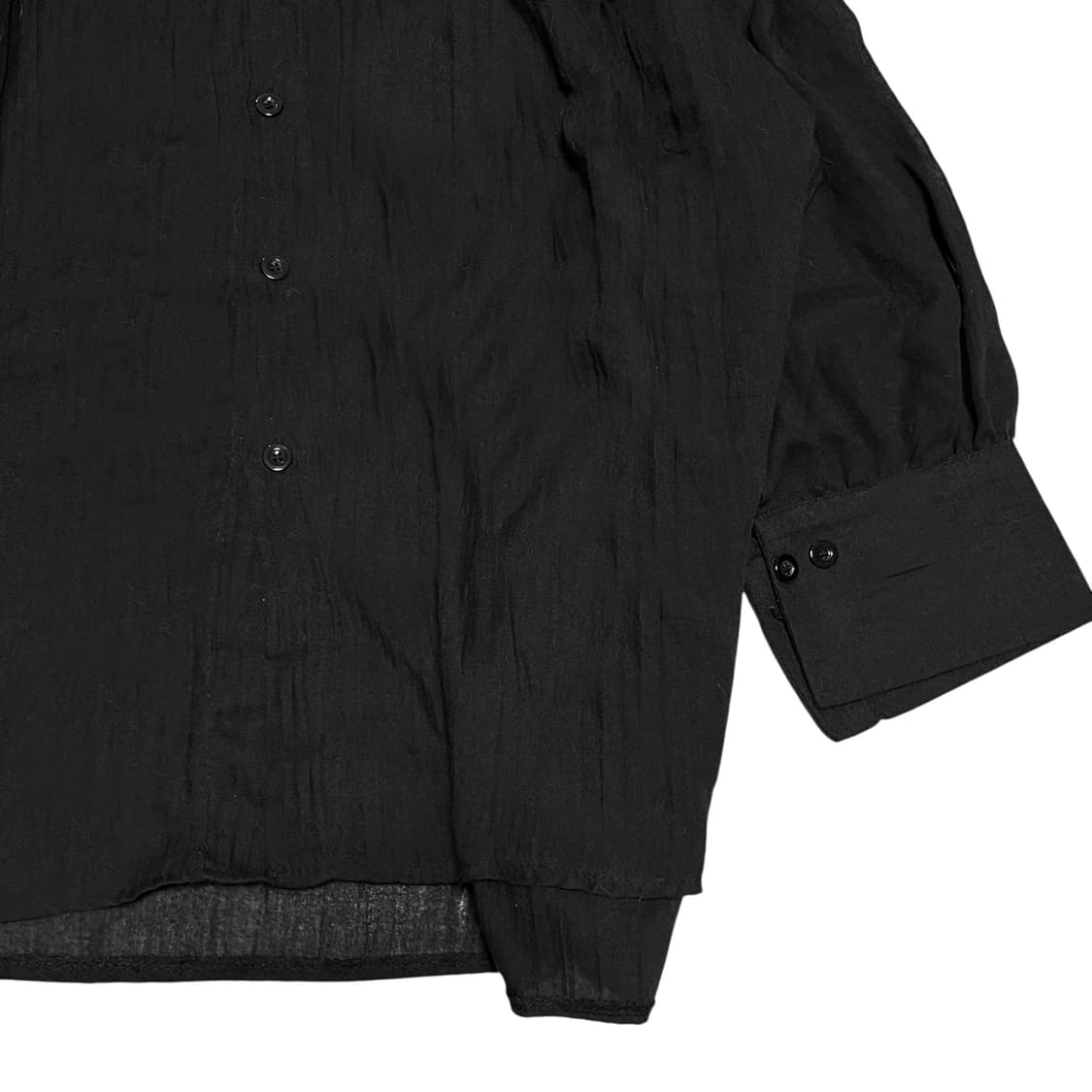 Oversized button-up see-through shirt 상품이미지4