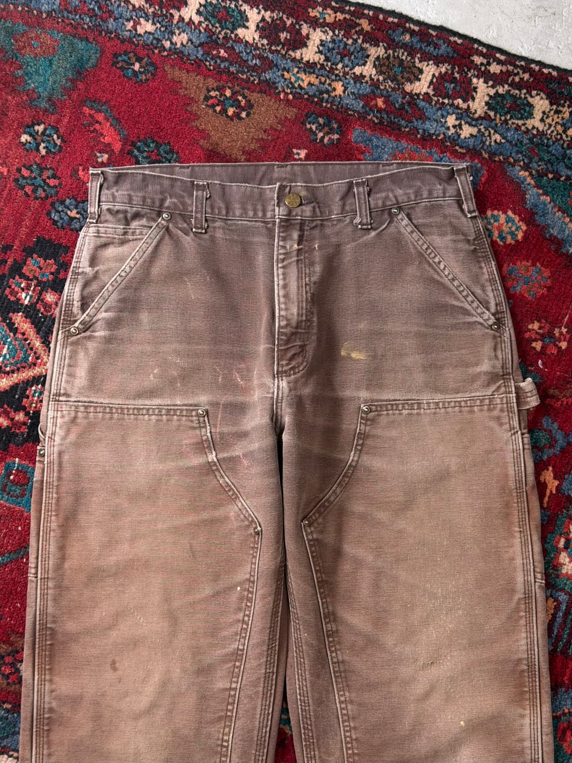 OG 칼하트 더블니 다크브라운 칼하트 B136 DKB 썩블니 상품이미지5