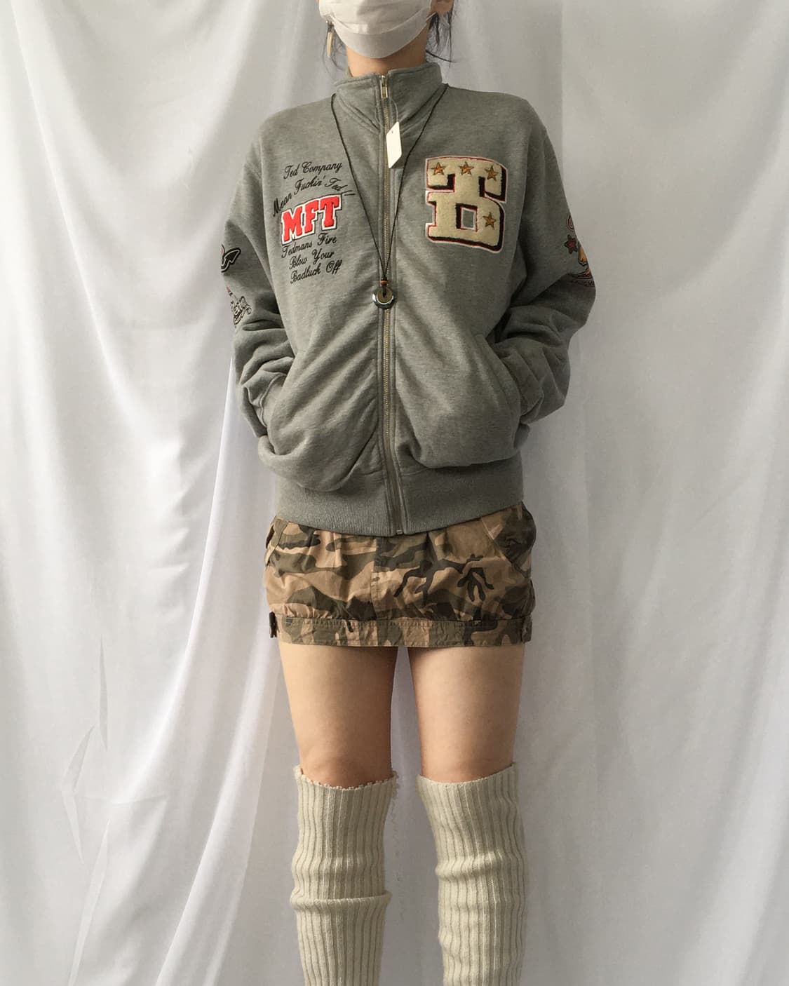 Ted company patch point high neck zip up 상품이미지7