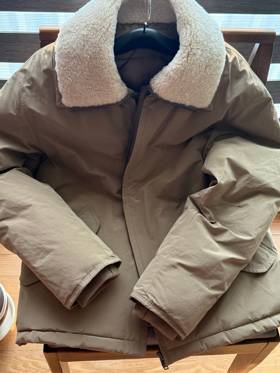 새상품) 에피그램 메리노 시그니처 숏다운 점퍼 상품이미지1