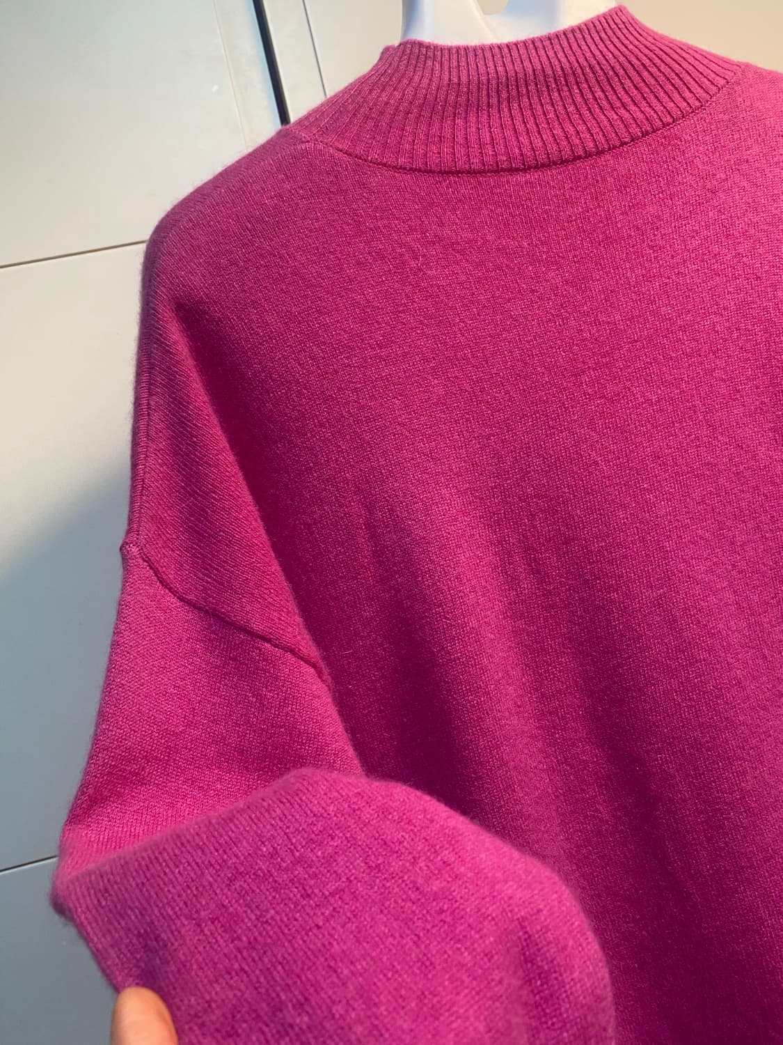 캐시미어100 귀요미 산책니트 원피스 상품이미지5