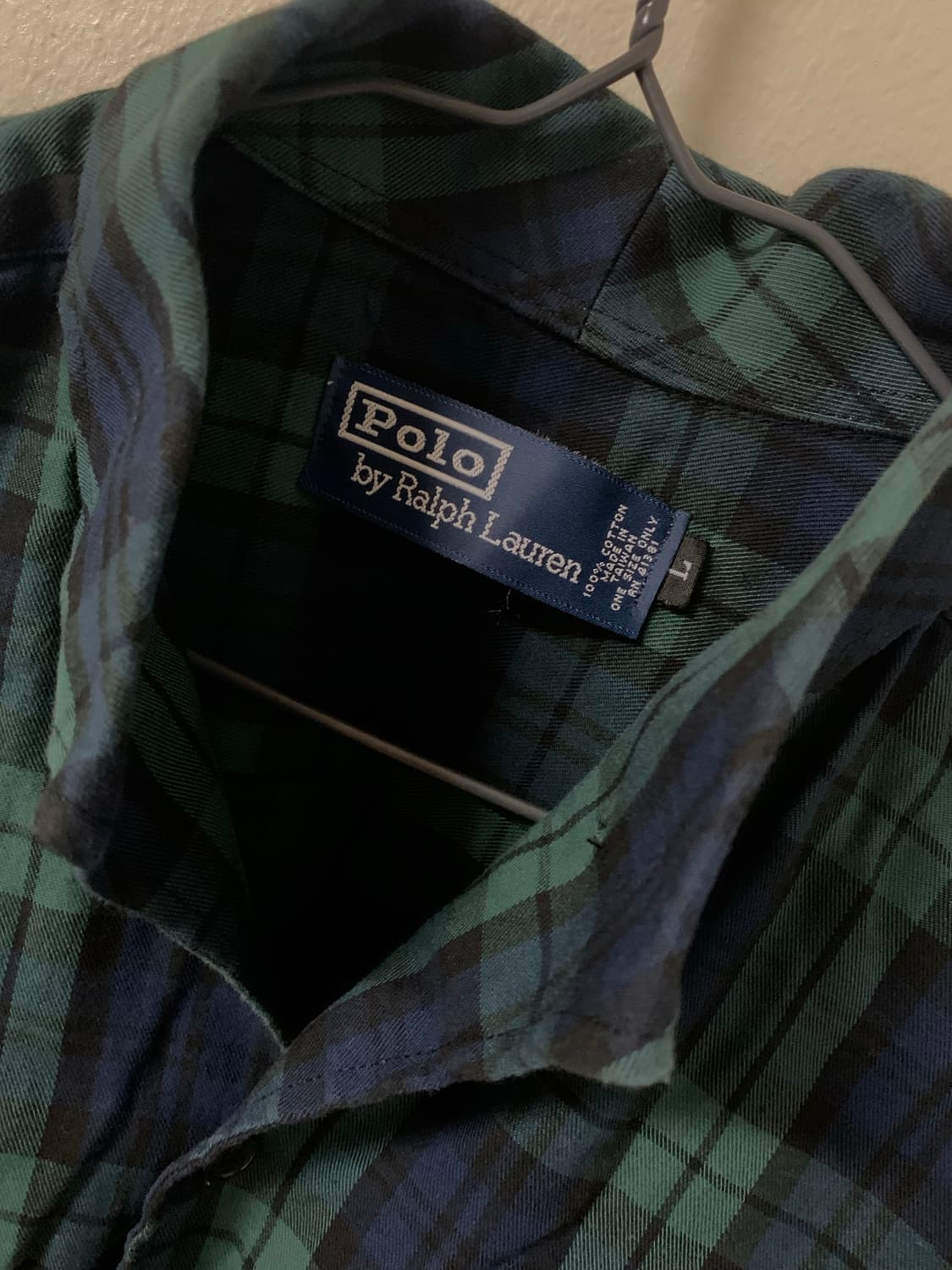 폴로 빈티지 체크 셔츠 상품이미지2