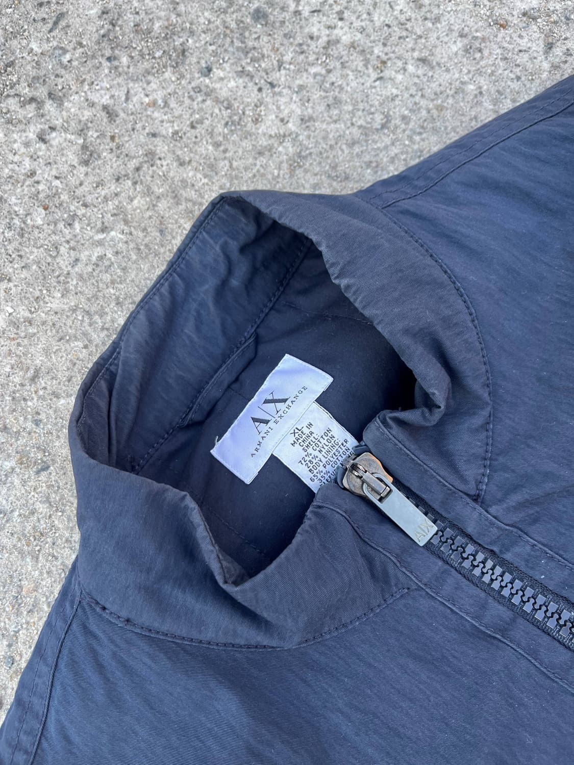 90s Armani Exchange 나일론 코튼 자켓  상품이미지3