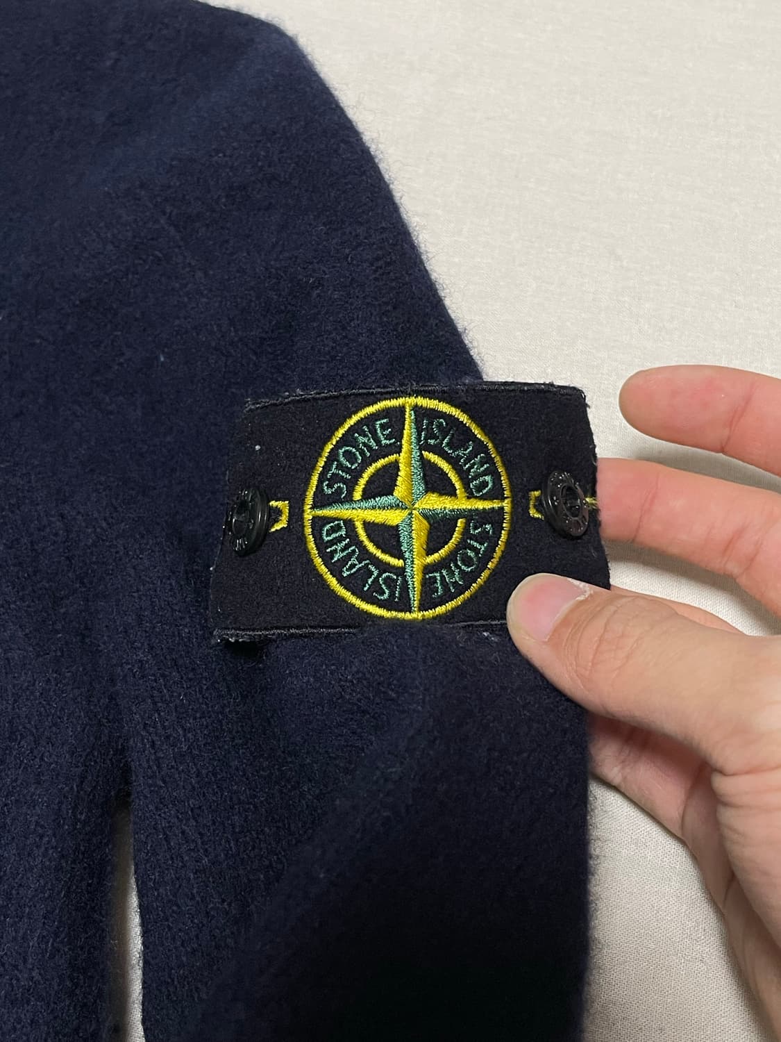 23FW) 스톤아일랜드 반집업 울 니트 [M] 상품이미지2