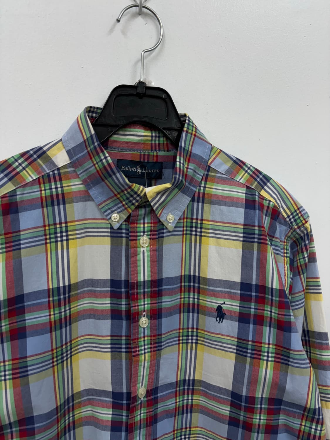폴로랄프로렌 패치워크 체크셔츠 상품이미지2